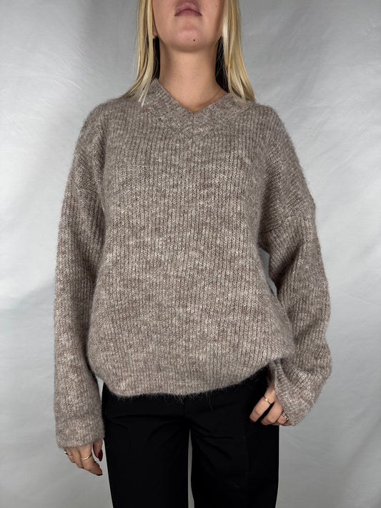 Maglione Scollo a V Fango SusyMix