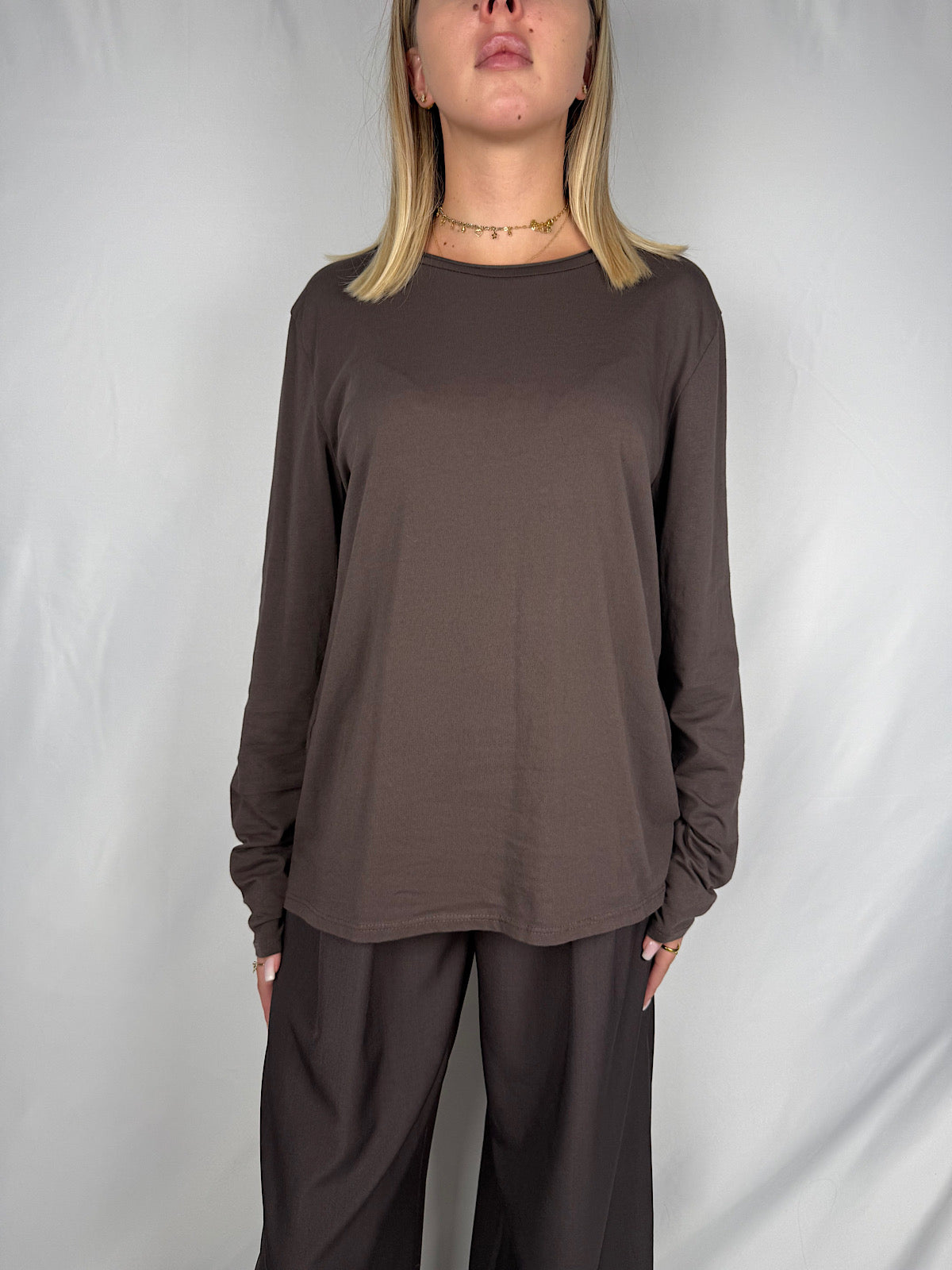 T-Shirt a Manica Lunga Armonia Moro