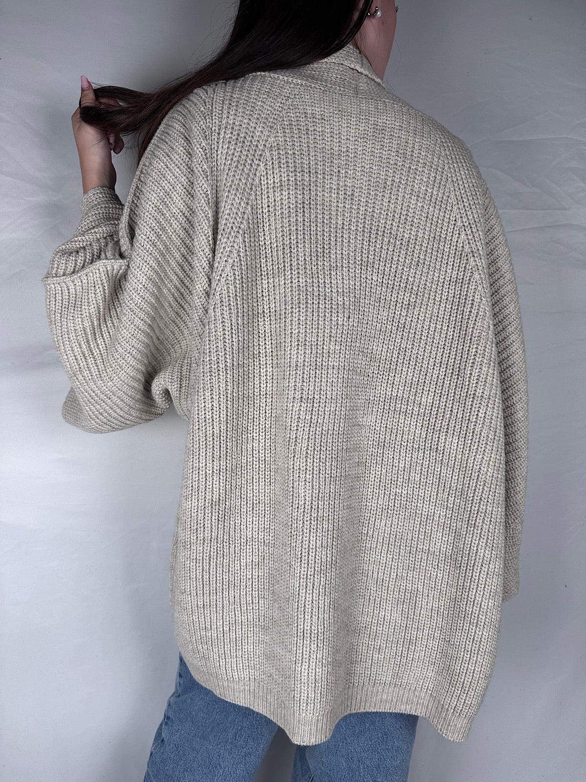 Cardigan Aperto Vicolo Beige