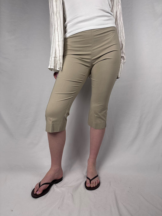 Pantalone Capri Tensione In Beige