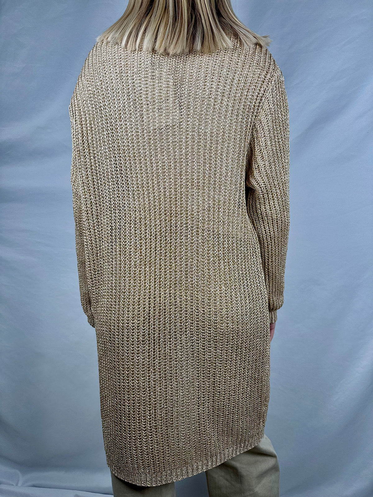 Cardigan in Lurex Oro Susy-Mix