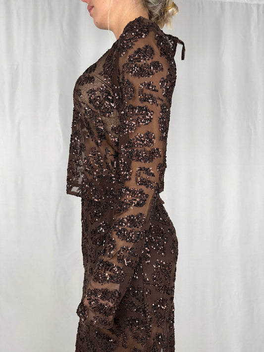 Maglia con Pailletes Moro Tensione-In