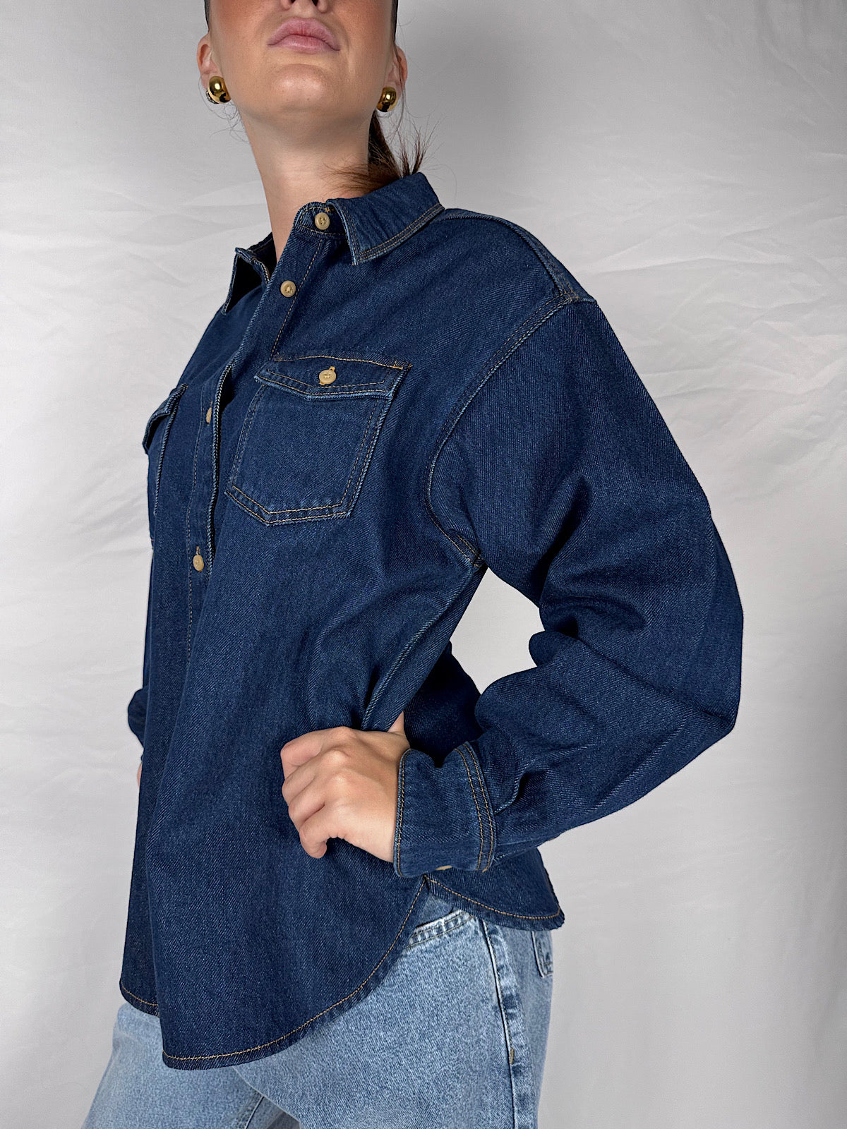 Camicia Jean JJXX Blue Denim Rince