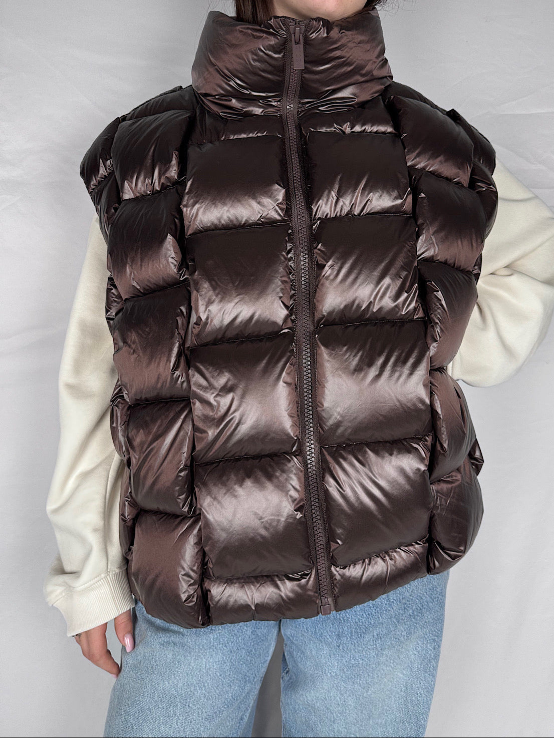 Piumino Gilet Trapuntato Vicolo Fondente