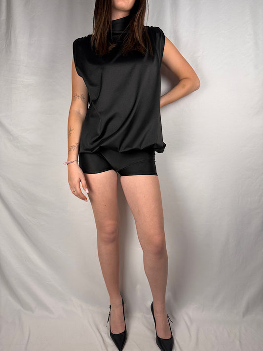 Tutina con Scollo Profondo Armonia Nera