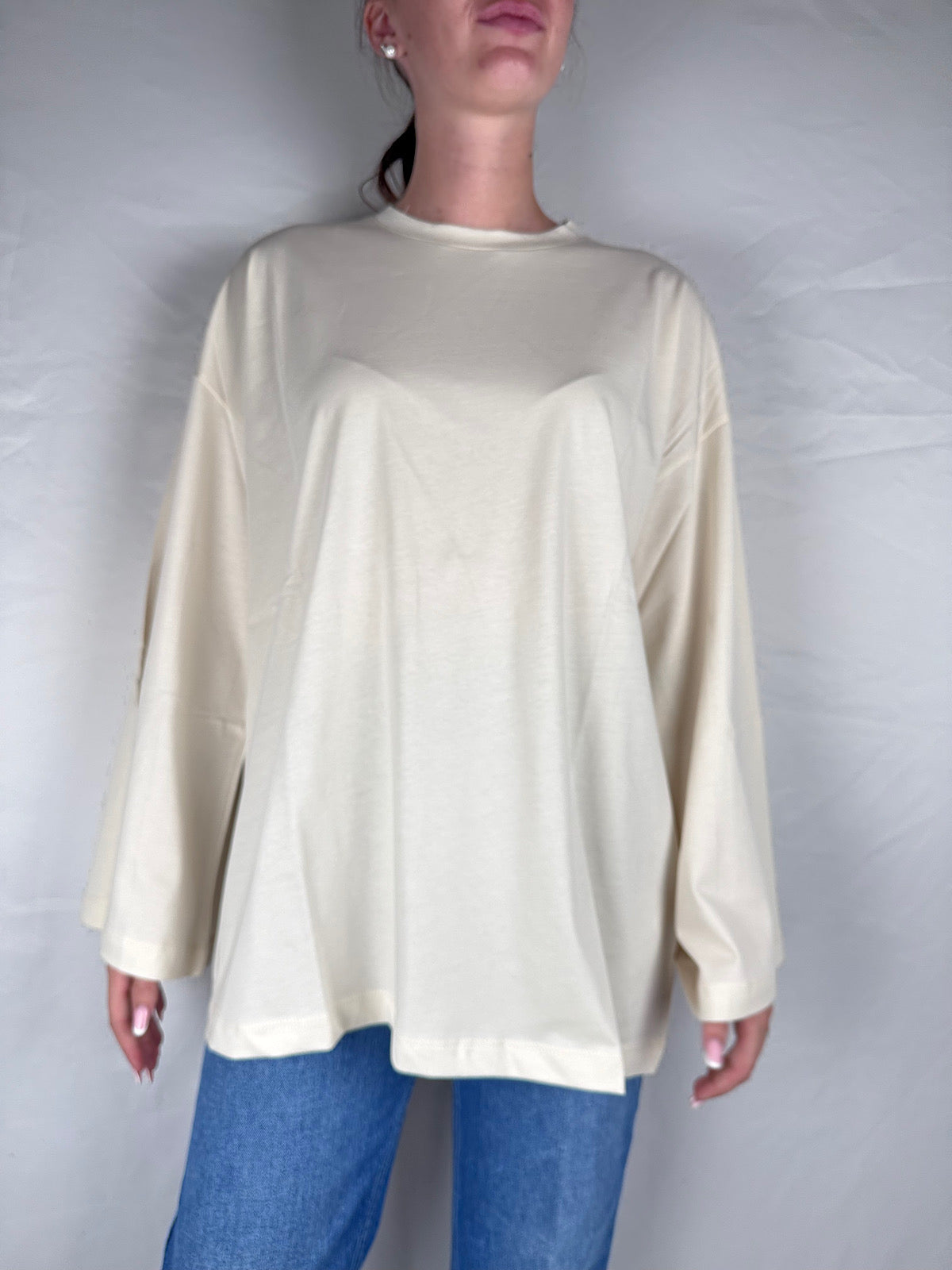 T-shirt Maniche Ampie Vicolo Burro