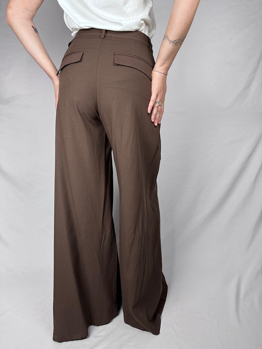 Pantalone Ampio con Spicchio Laterale Vicolo Moro
