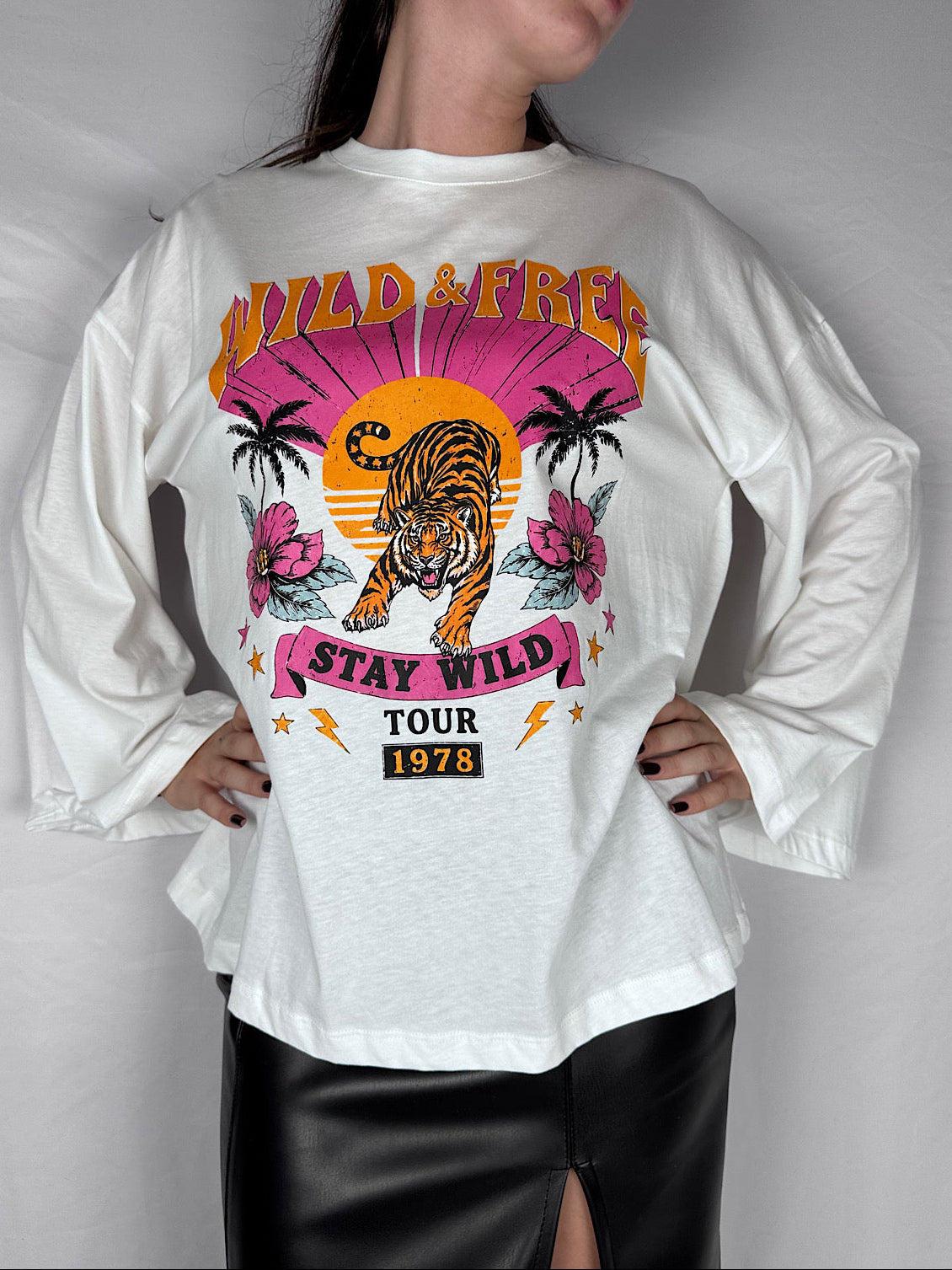 T-shirt Stampa "Wild Free" Vicolo Naturale