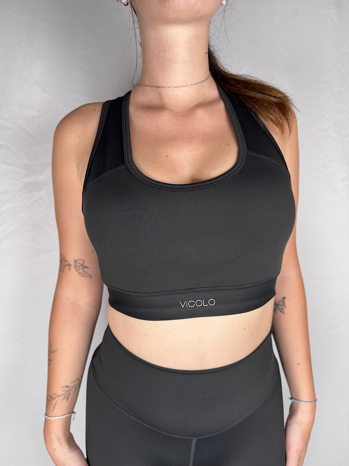 Top  Fitness Reggiseno Vicolo Nero