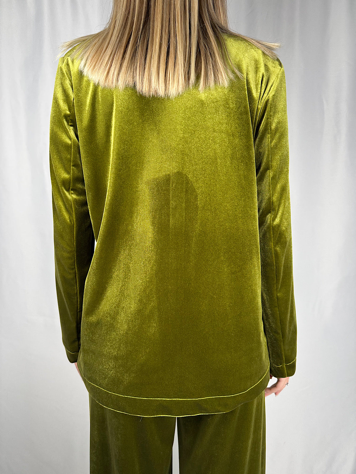 Giacca in Velluto Olio Tensione-In