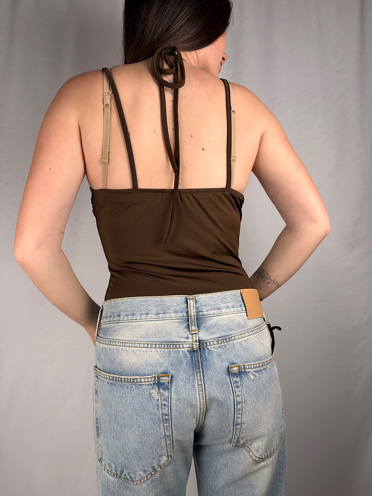 Body con Pizzo Armonia Moro