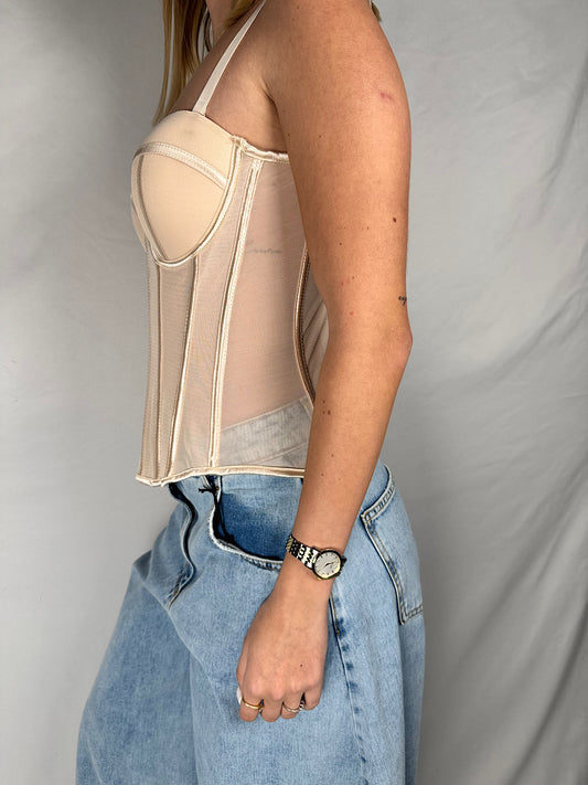 Top Bustier Armonia Beige