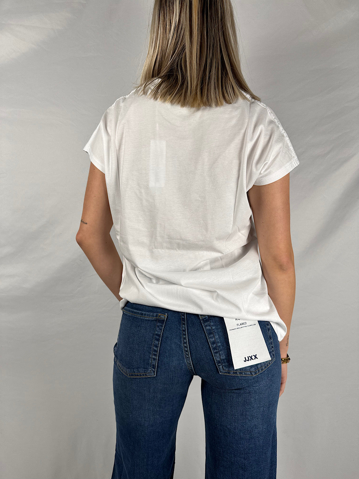 T-Shirt Girocollo Basica Bianca JJXX