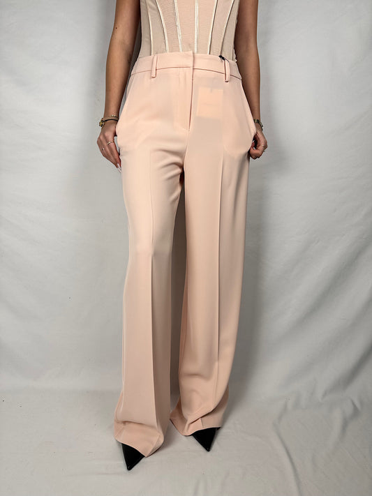 Pantalone Dritto Tensione In Rosa