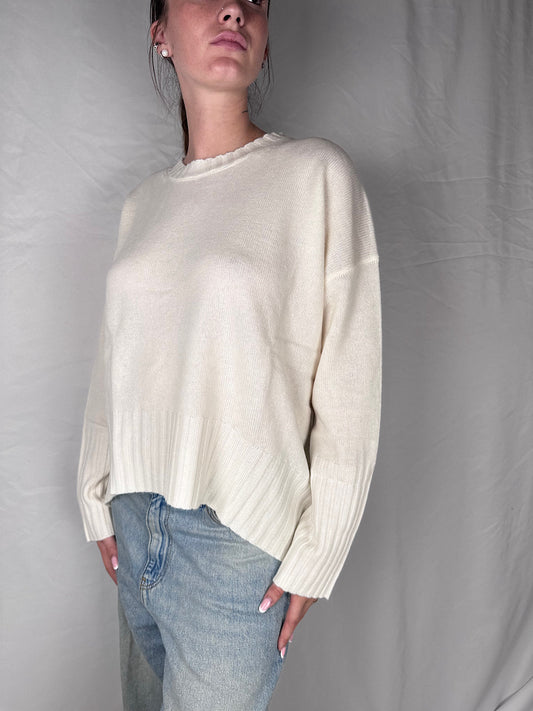 Maglia Girocollo Vicolo  Naturale