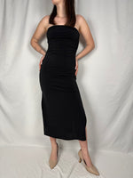 Abito Midi a Fascia Vicolo Nero