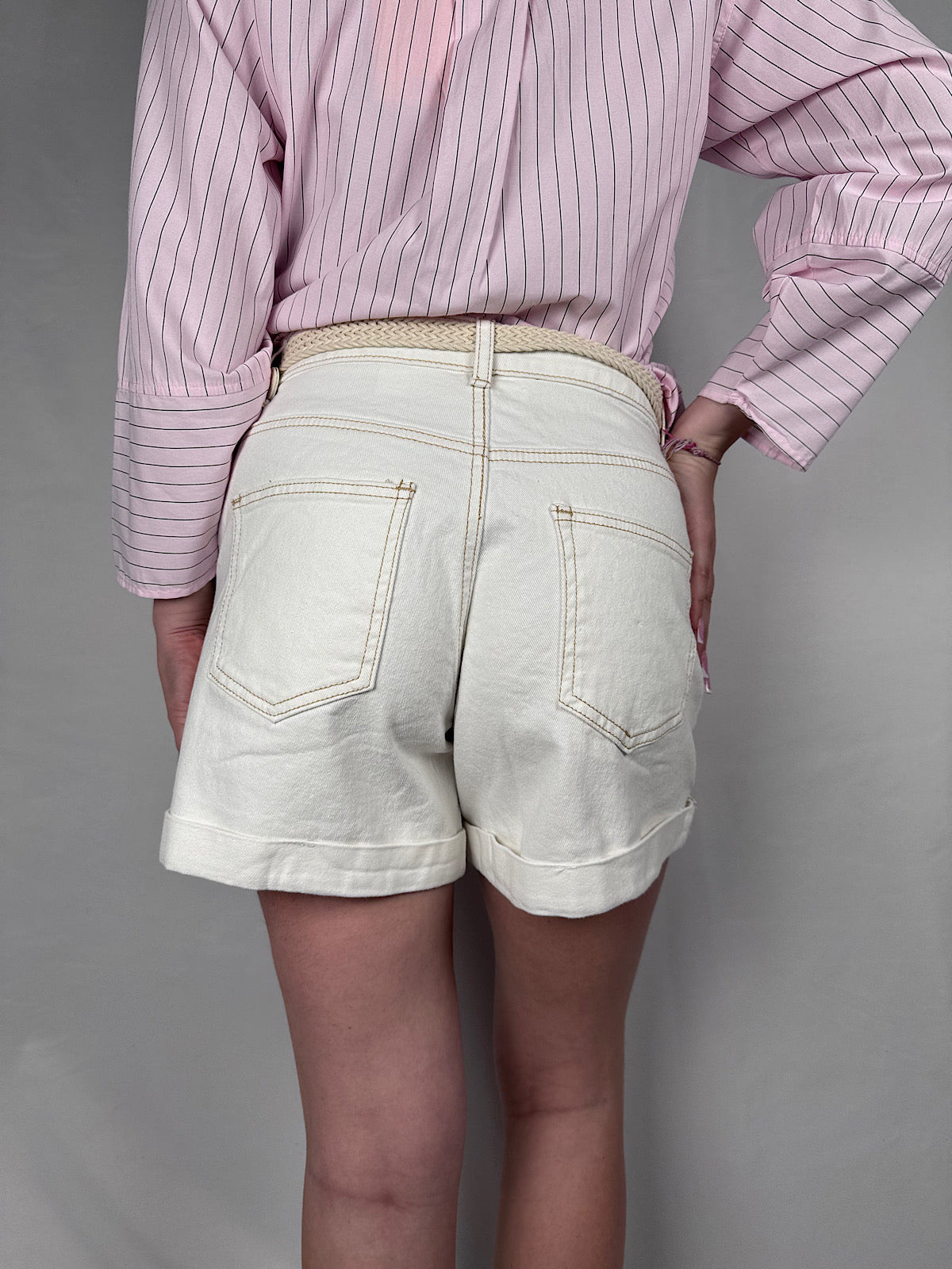 Short Jeans Armonia Bianco