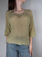 Maglia In Filo Lurex Armonia Oro