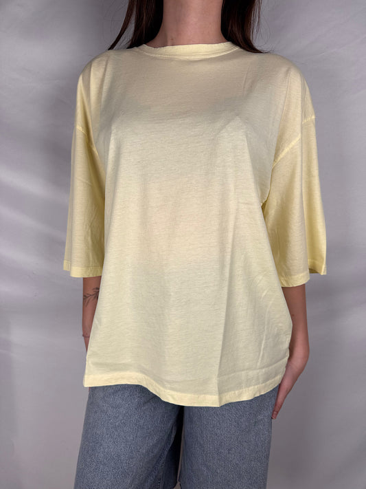 T-Shirt Scatoletta  Susy Mix Giallo Paglierino