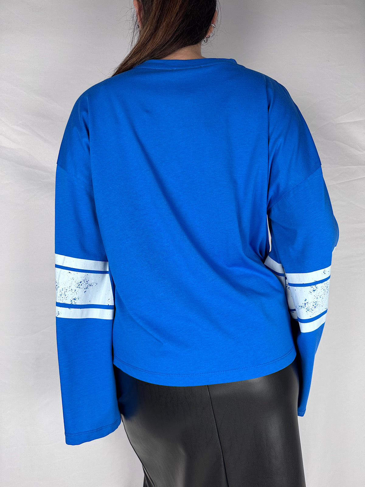 T-shirt Stampa College Vicolo Blu