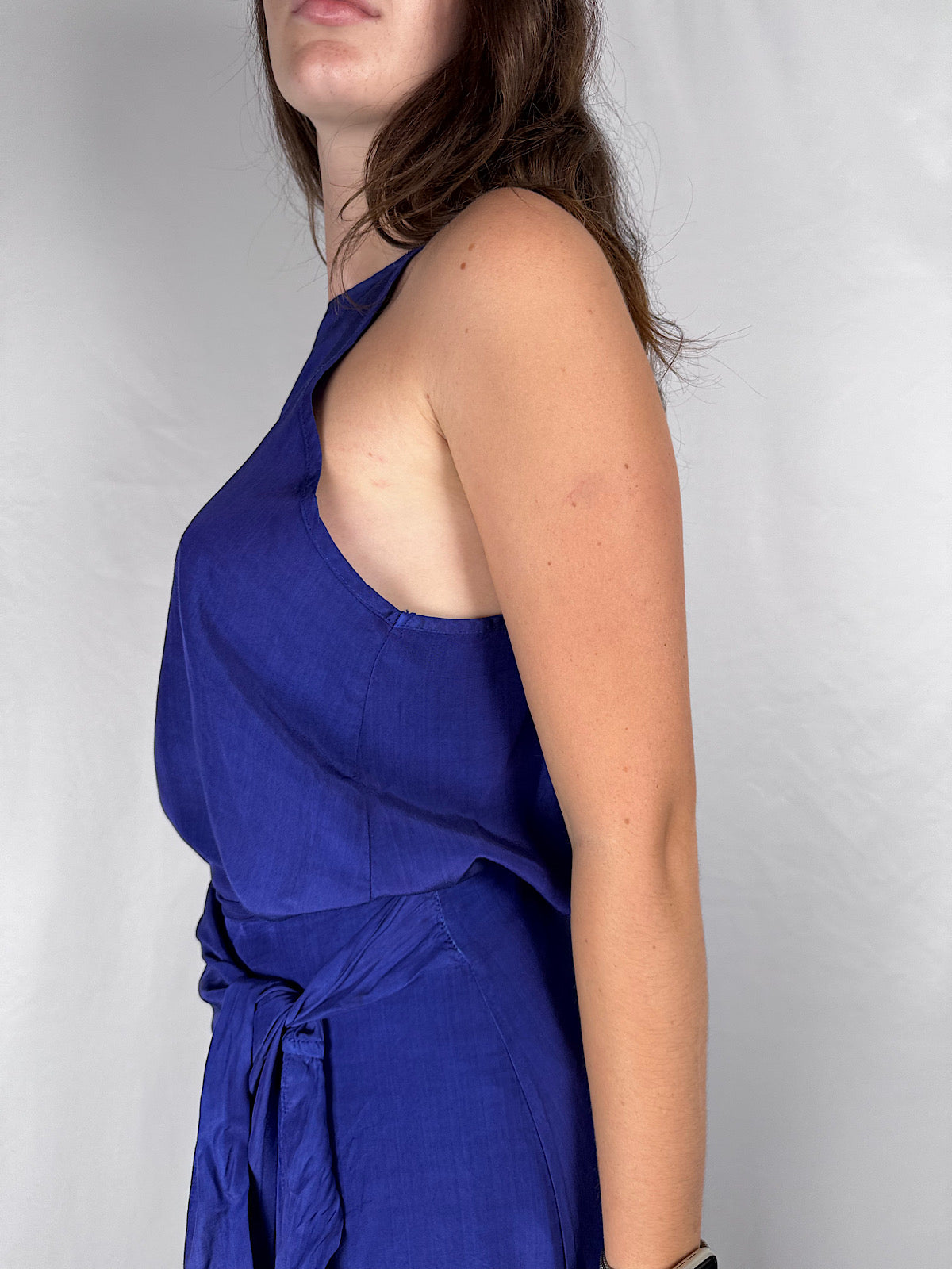 Top Vogatore Tensione-In Blu