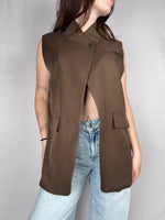 Gilet Con Bottone Armonia  Moro