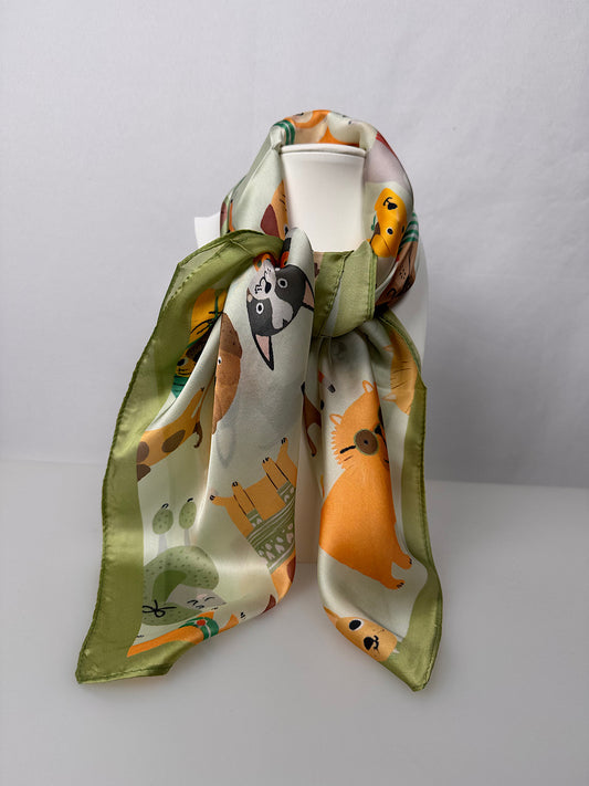 Foulard Fantasia Armonia Lime
