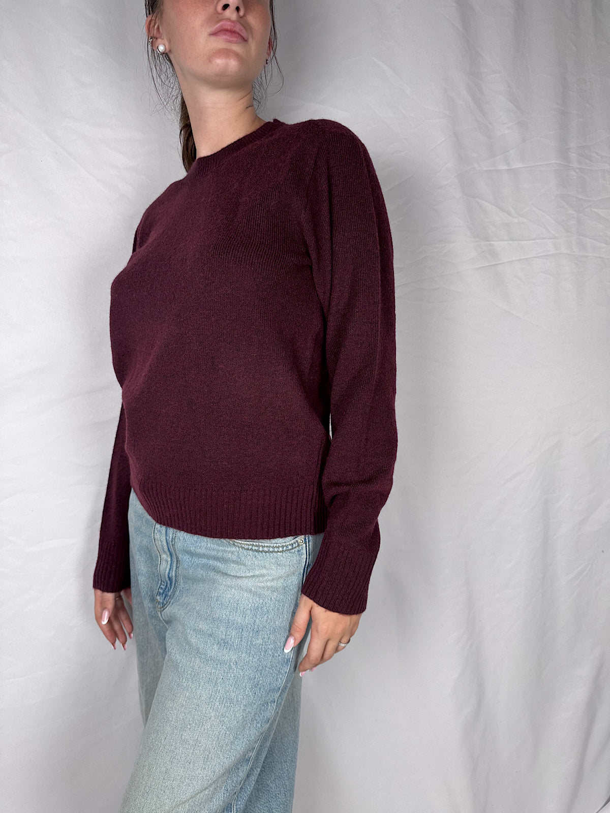 Maglia Basic Girocollo JJXX Bordeaux