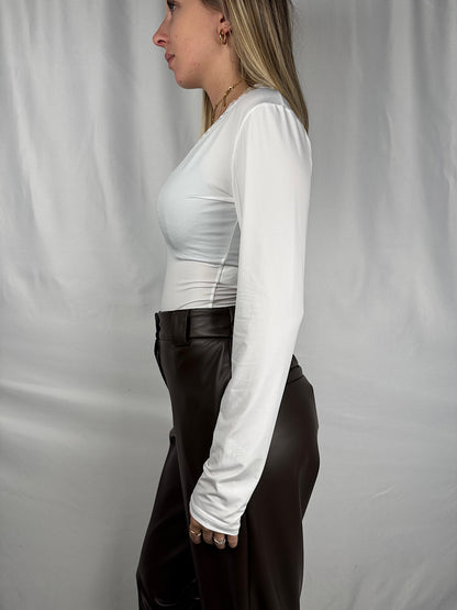 Body con Pizzo Bianco Armonia