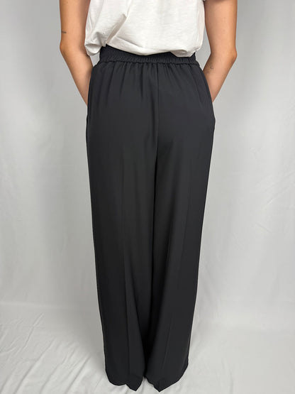 Pantalone con Elastico Vicolo Nero