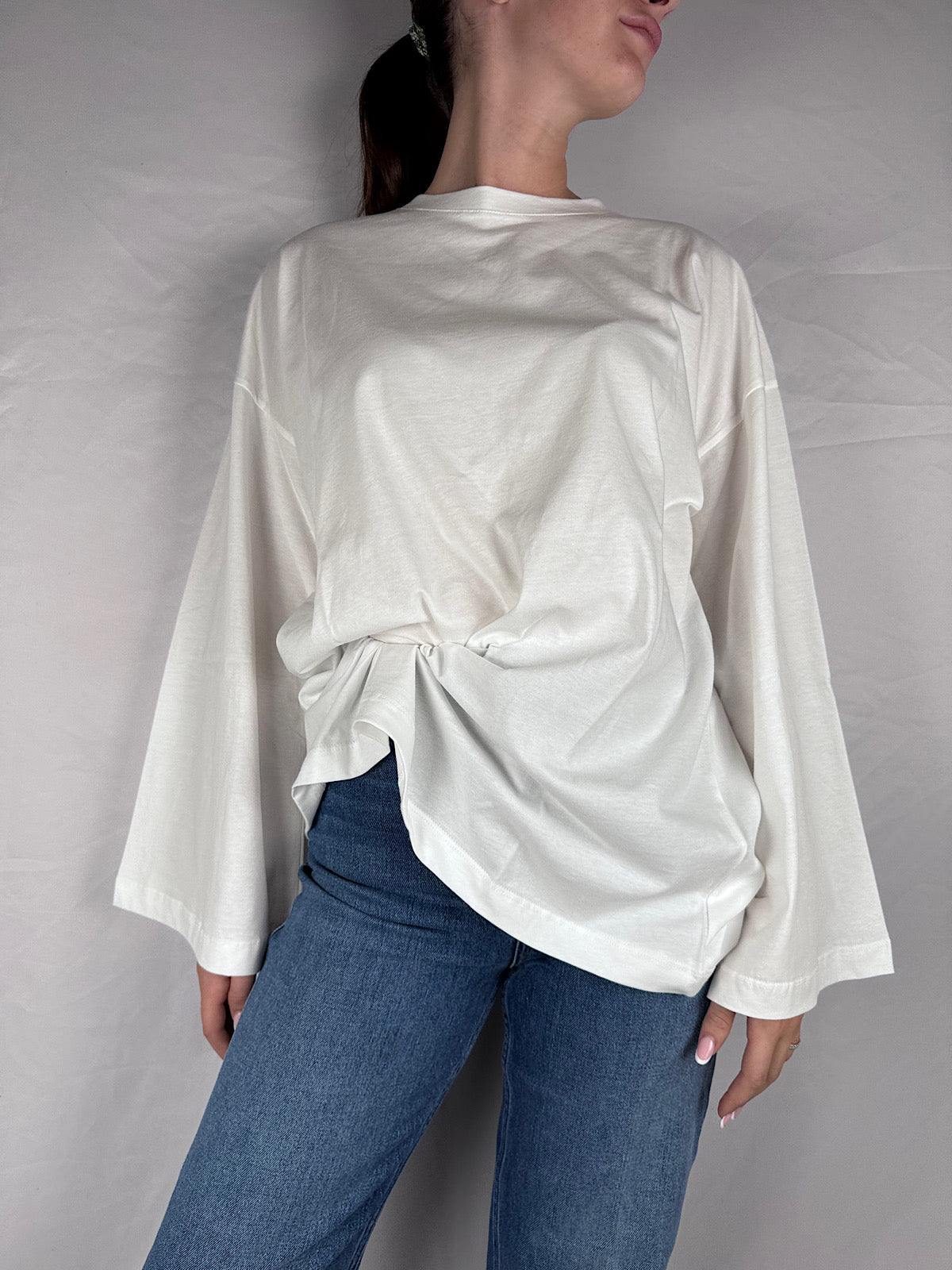 T-shirt Maniche Ampie Vicolo Naturale