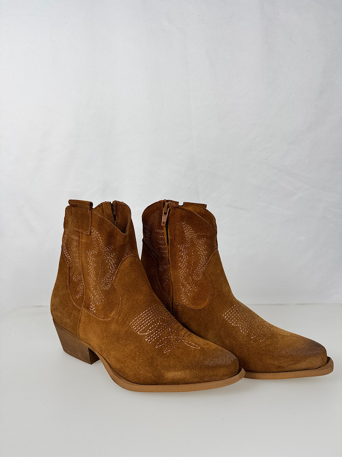 Texano Basso Scamosciato Cuoio Divine Follie