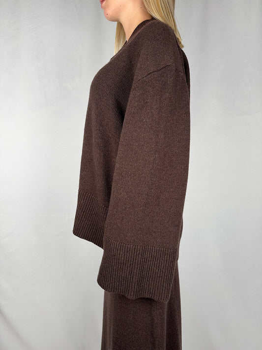 Maglia Collo V Moro Vicolo