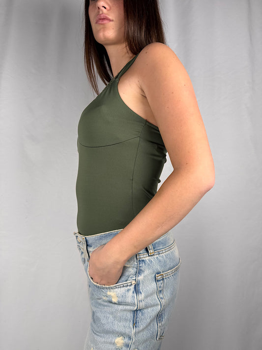 Body con Pizzo Armonia Military