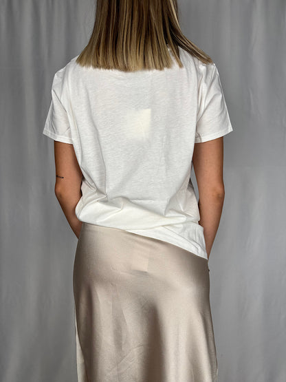 Maglia con Bassotto Bianca Vicolo