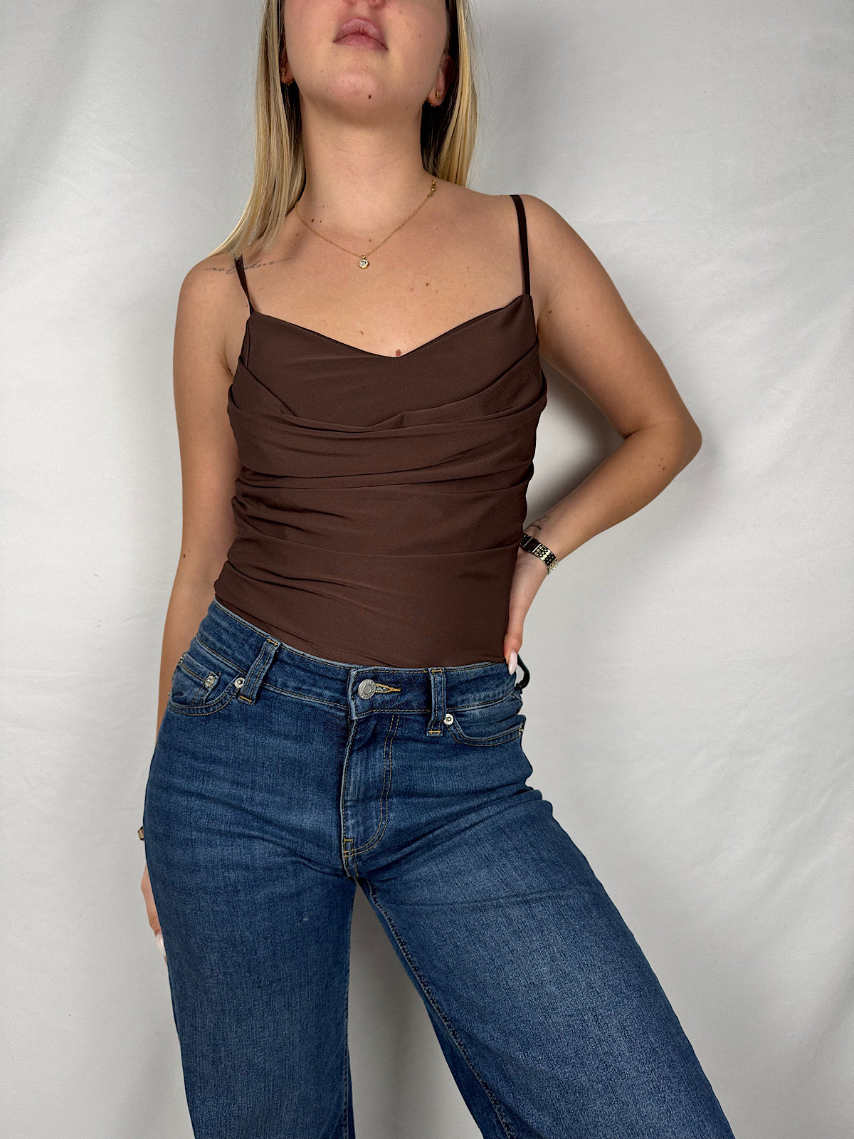 Body Marrone Armonia