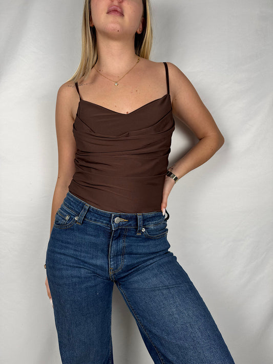 Body Marrone Armonia
