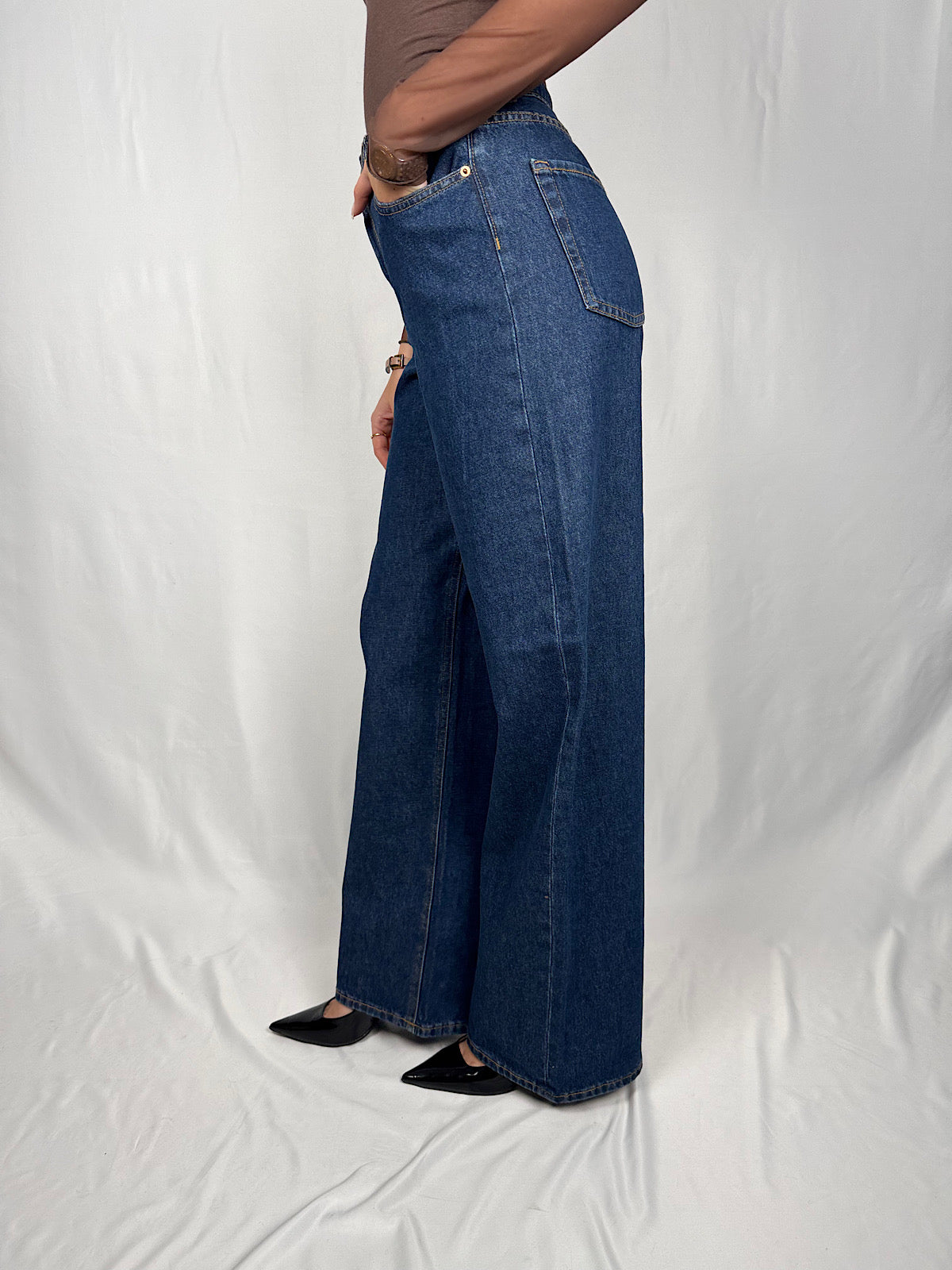 Jeans Tokyo Wide High Waist  Dark Blue JJXX