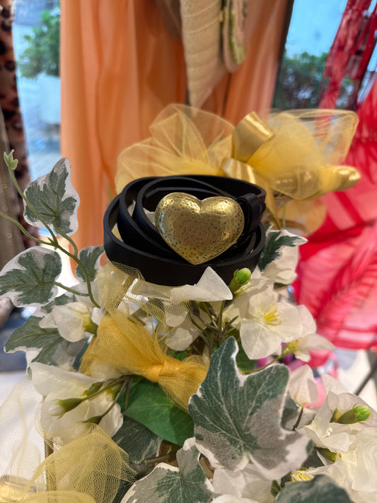 Cintura Cuore Nera Vicolo
