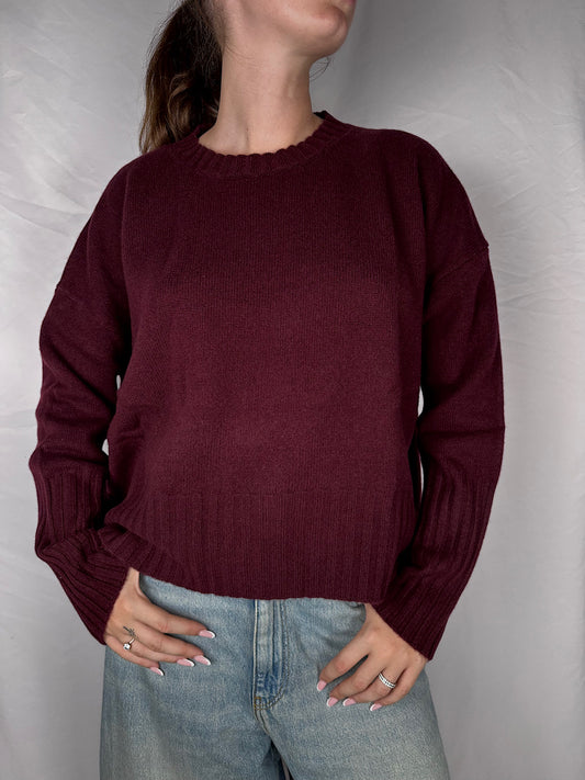 Maglia Girocollo Vicolo Bordeaux