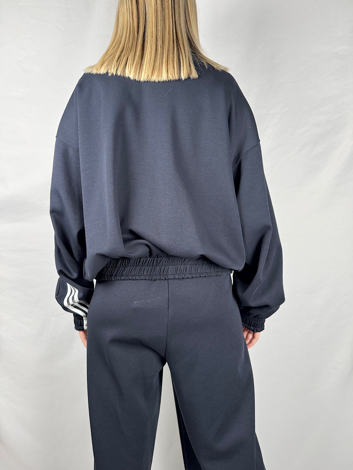 Felpa con Alamari Blu Tensione-In