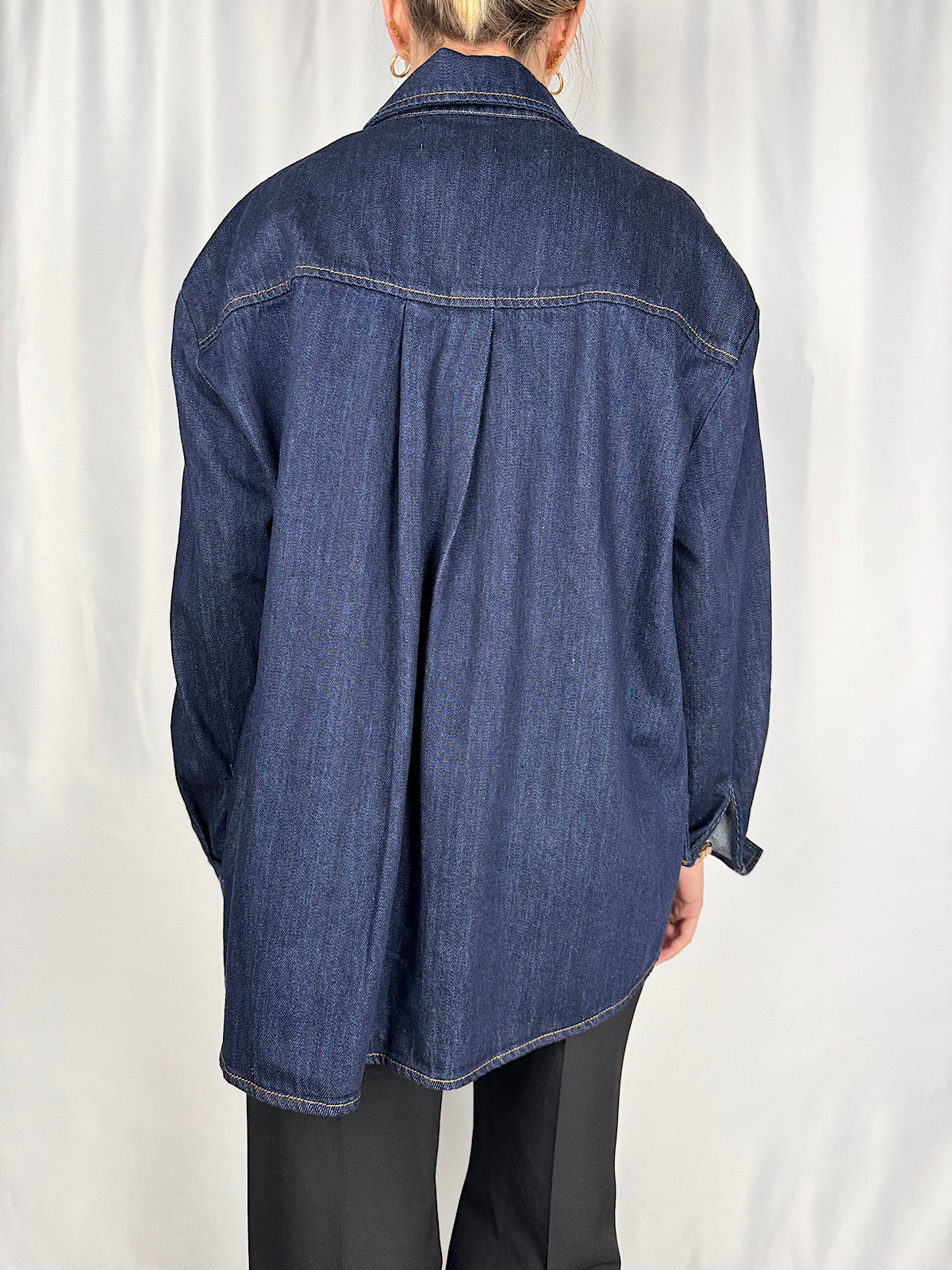 Camicia Denim Blu Vicolo