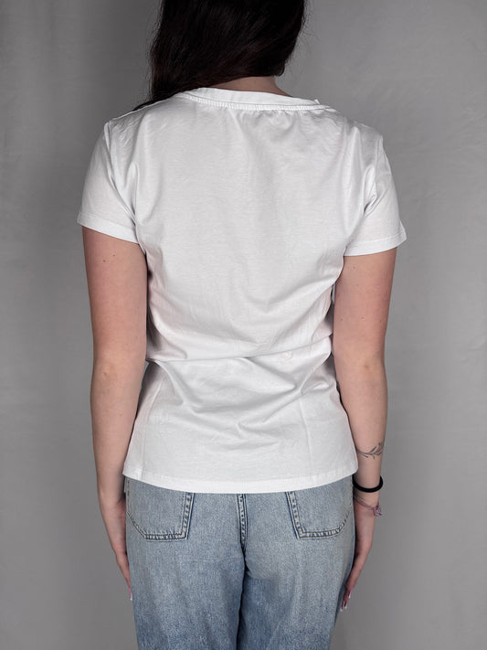 T-Shirt Stampa “Pam Beach” Armonia Bianca
