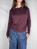 Maglia Maniche Lunghe Knitwear Vicolo Bordeaux
