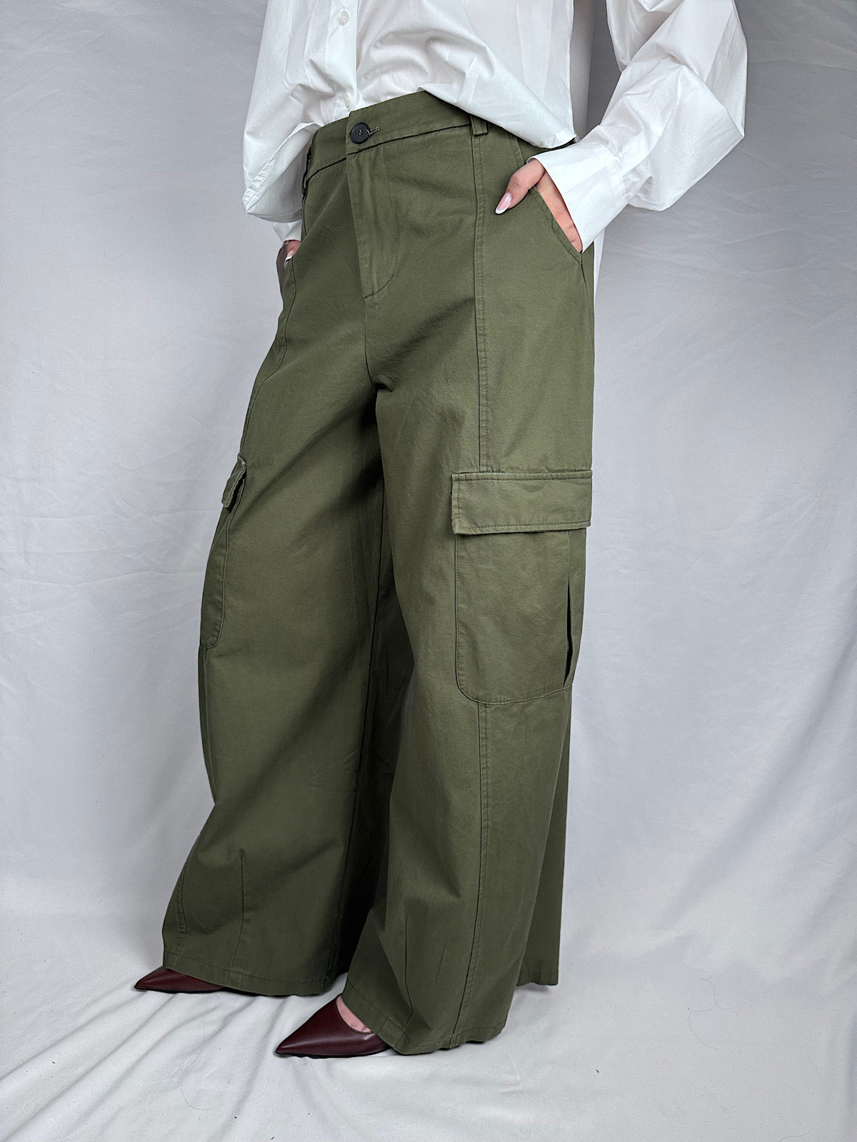 Pantalone Cargo Tensione In Military