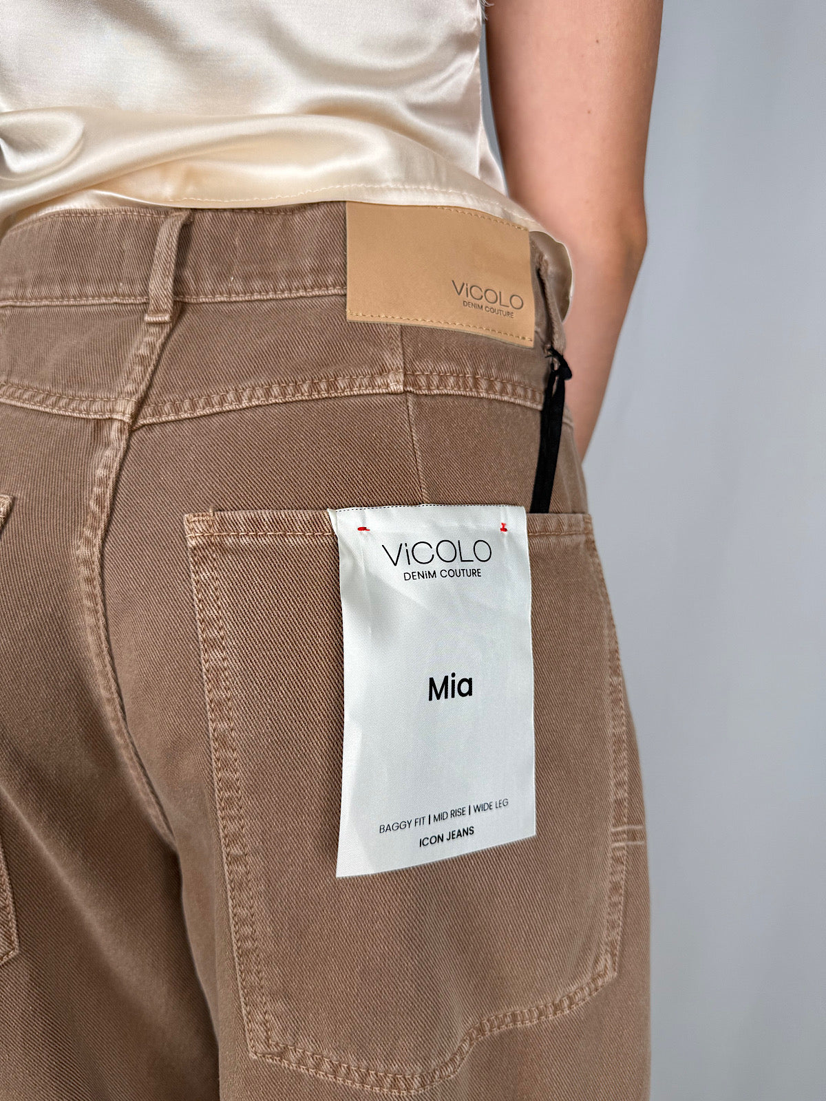 Jeans Mia Nocciola Vicolo