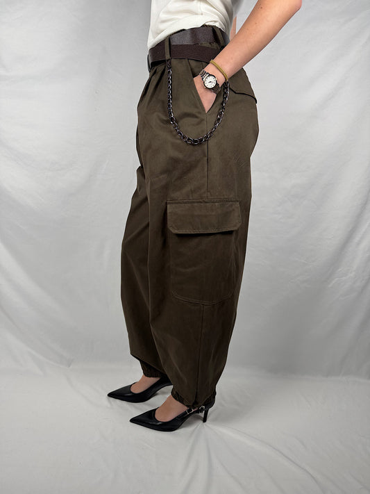 Pantalone Con Tascone e Cintura Vicolo Moro