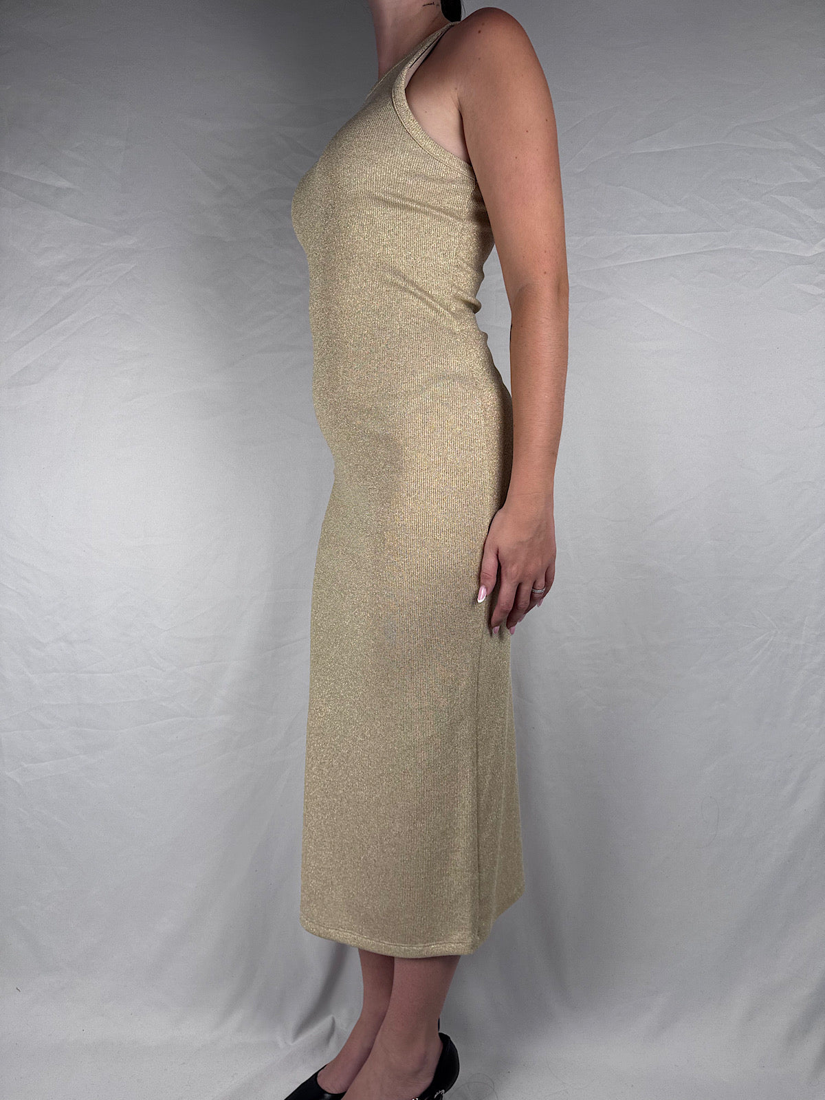 Abito Costina Lurex Vicolo Oro