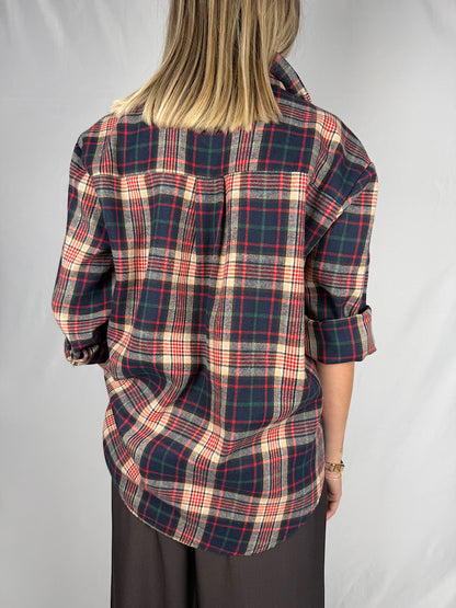 Camicia Checka Blu/Rosso