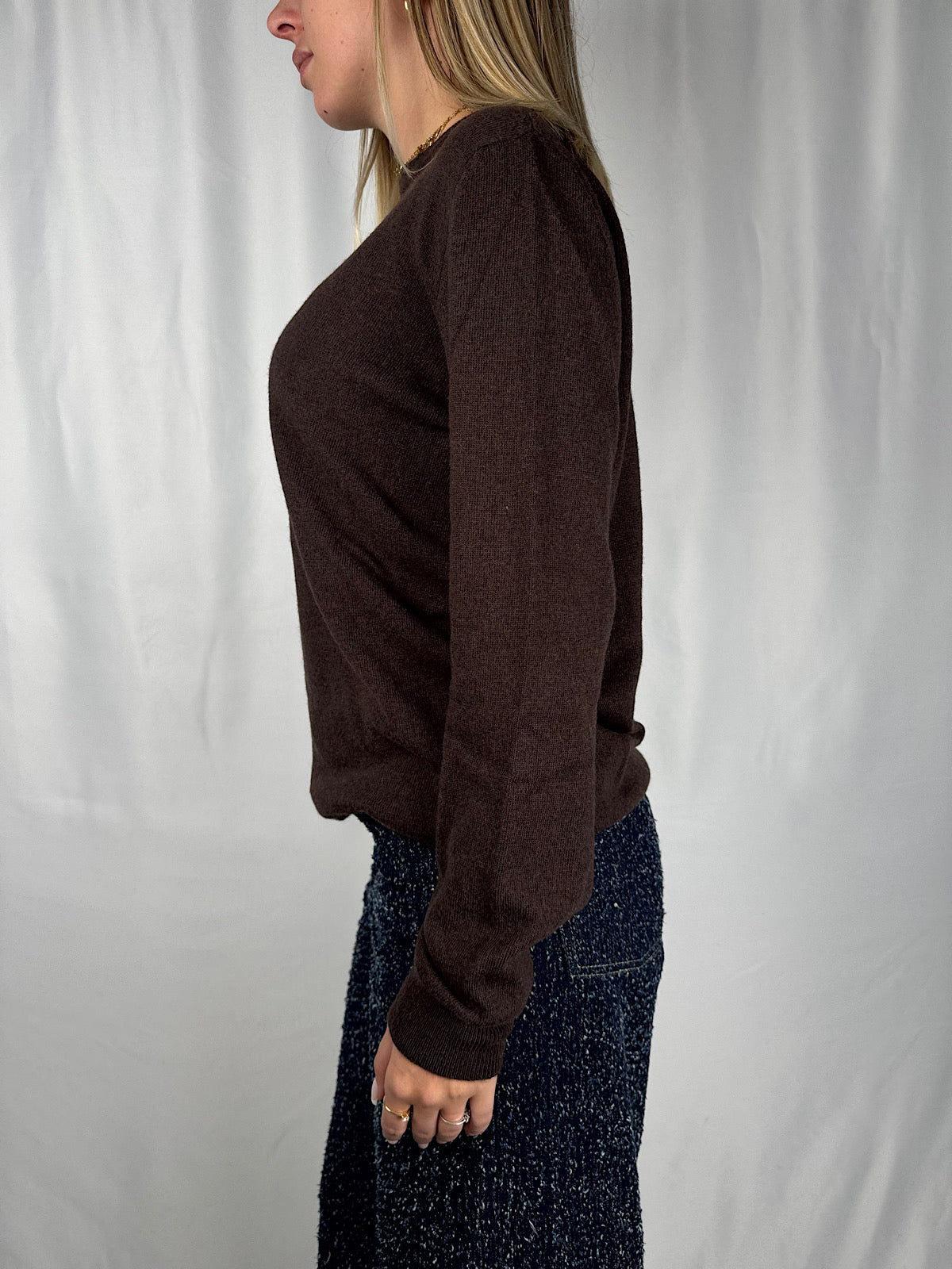 Maglia Girocollo Vicolo Marrone